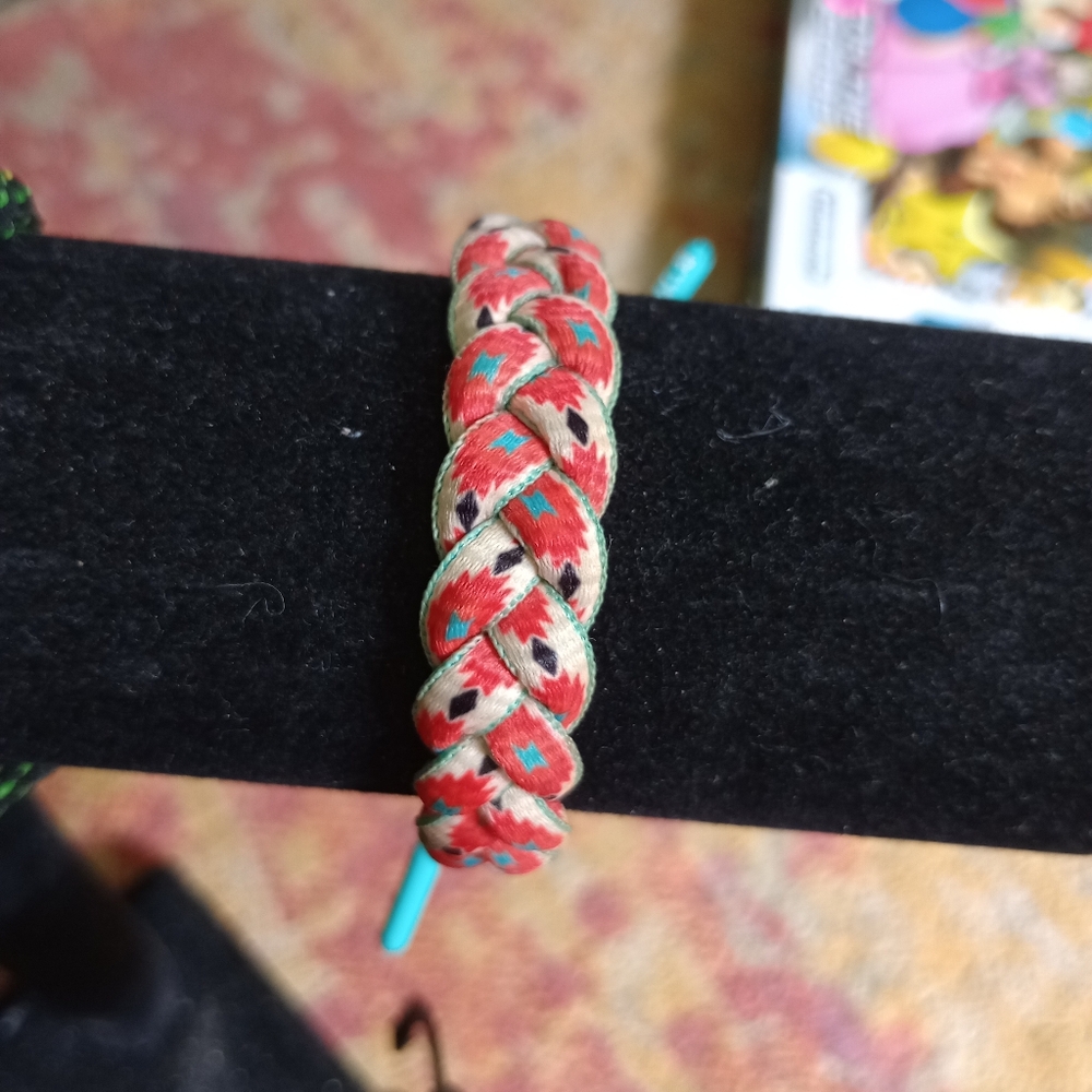 Rastaclat Braided Shoelace Bracelet